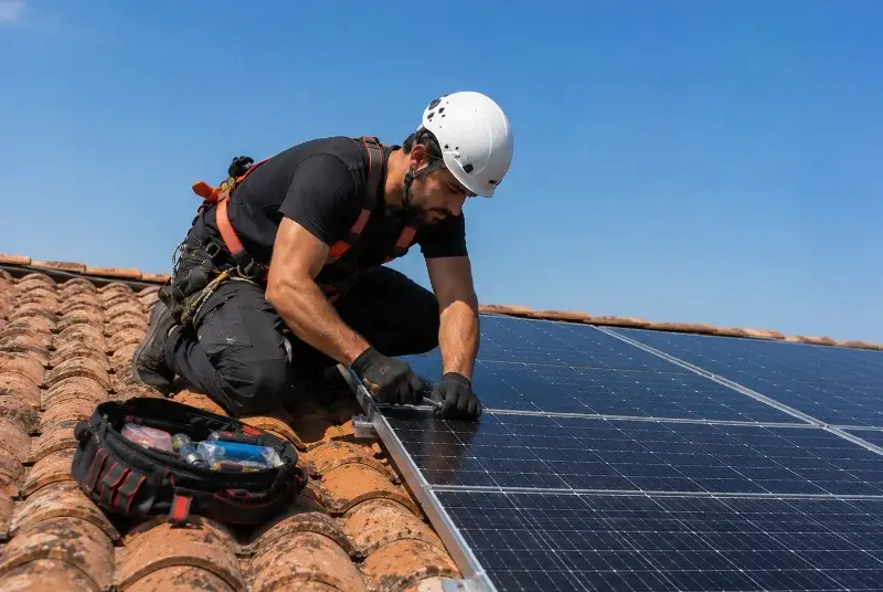 Maintenance et monitoring de panneaux solaires à Mouriès