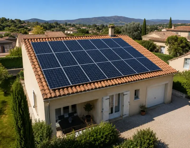 Prime à l'autoconsommation panneaux solaires Mouriès — aide financière de l'État